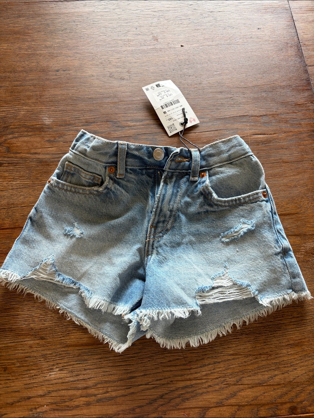 Zara child size 6-7 adjustable waist short
